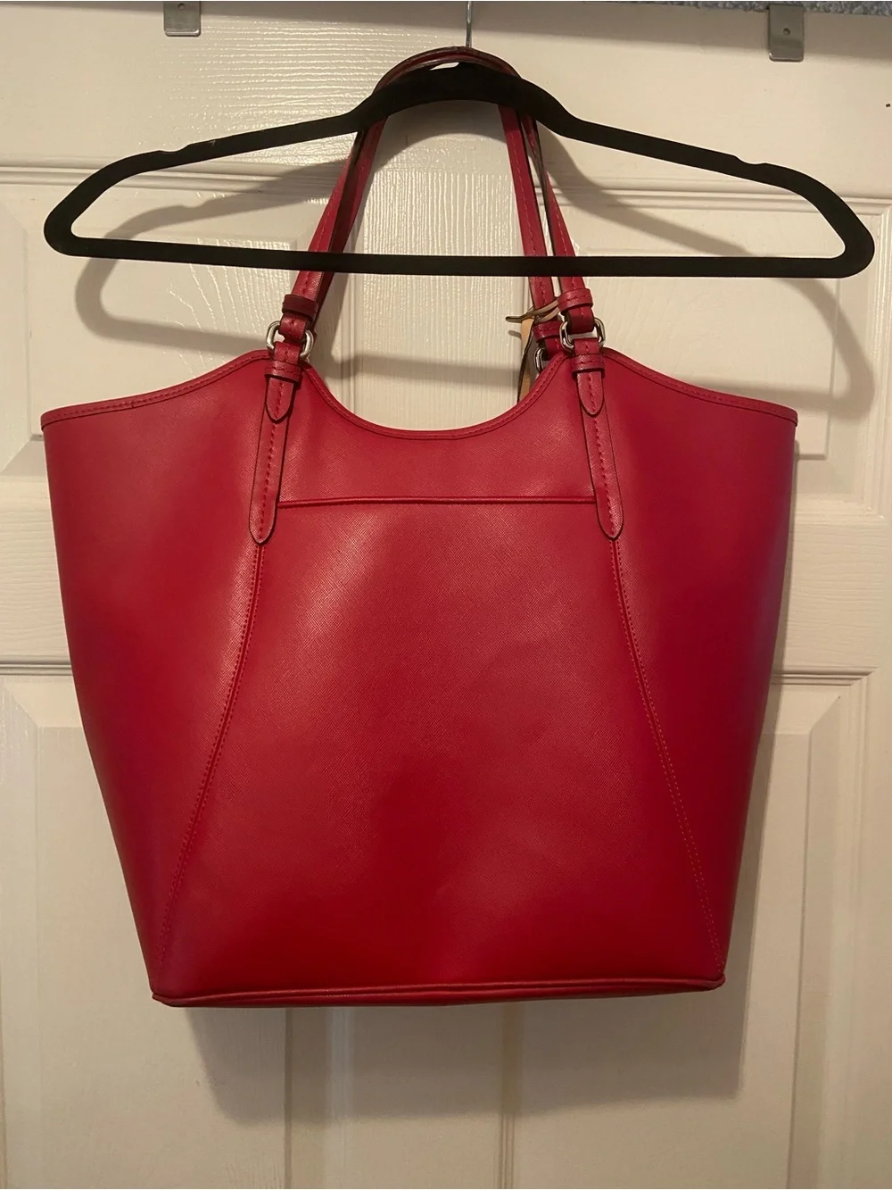 Coach Berry Pink Leather Tote Bag with Tag
